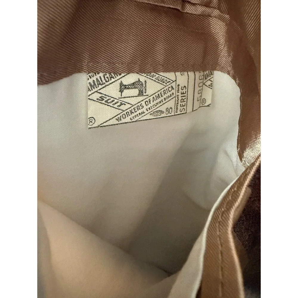 Vtg‎ 70s Johnny Carson 3-Piece Suit Tan/Beige Blazer Vest Pants Union Made